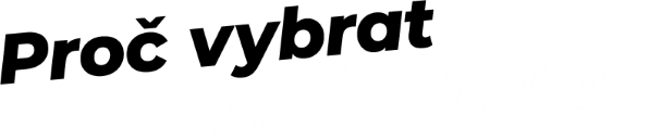 Proč vybrat naše služby?